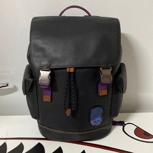 Coach Rivington Backpack in color lock signature canvas